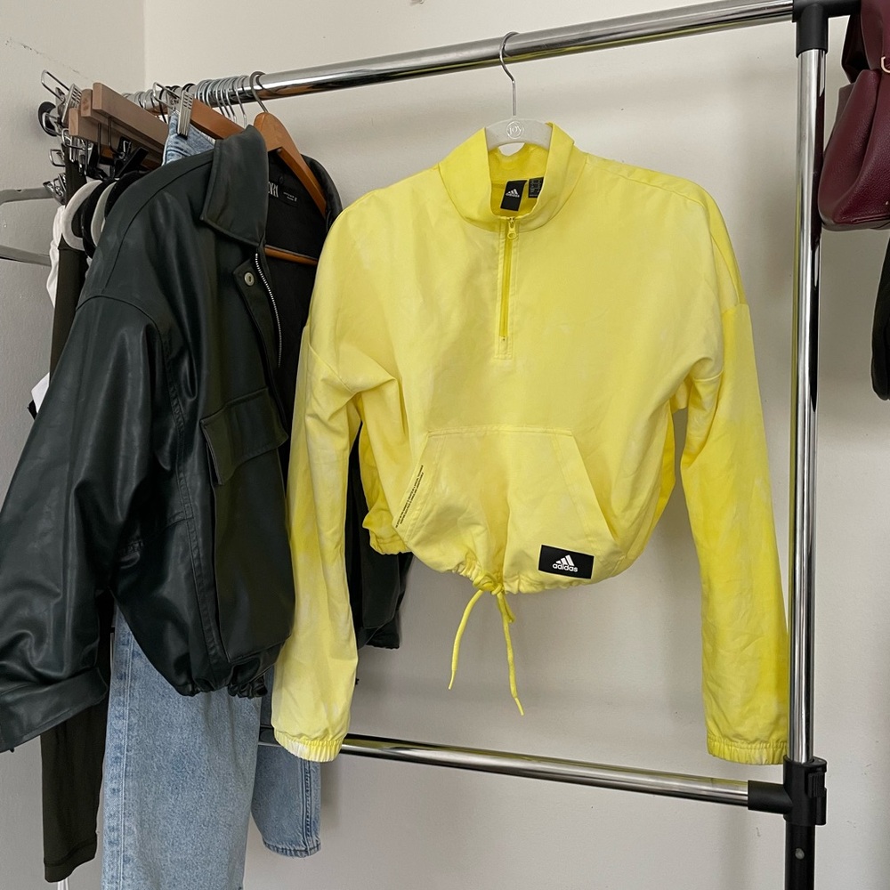 3/$15 Adidas Women's Half Zip Jacket